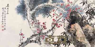 张辛稼 花鸟图 镜心 136×68cm
